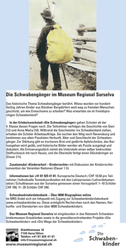 Download - Museum Regiunal Surselva