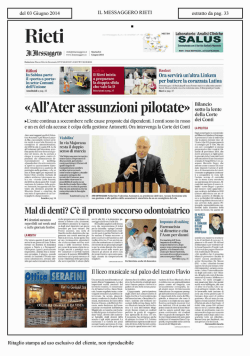 il messaggero rieti - Log-in