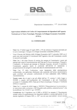 Disposizione Commissariale n. 108/2014/COMM