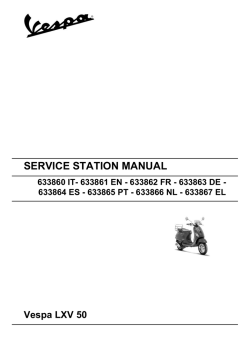 SERVICE STATION MANUAL