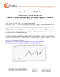 Analisi mercati valutari 03/07/2014