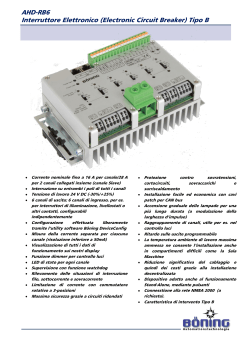 AHD-RB6 Interruttore Elettronico (Electronic Circuit Breaker) Tipo B