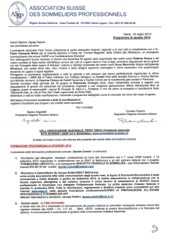 Programma di agosto 2014 - ASSP