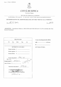 Determina Servizi alla Persona