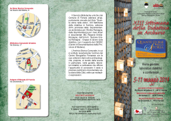 Programma Settimana della didattica in Archivio