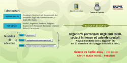 Invito al Convegno - Comune di Capaccio