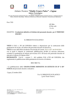Istituto Tecnico &ldquo;Giulio Cesare Falco&rdquo; - Capua