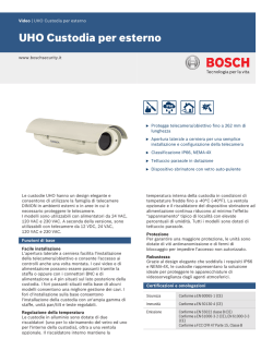 UHO Custodia per esterno - Bosch Security Systems