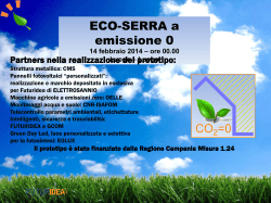 ECO-SERRA a emissione 0