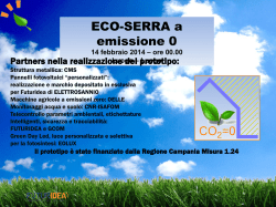 ECO-SERRA a emissione 0
