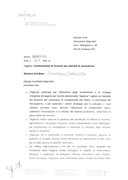 Incarico conferito