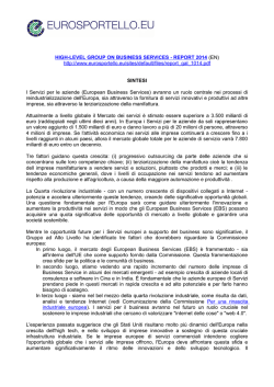 high-level group on business services