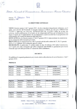 decr. n. 106 del 19/02/014