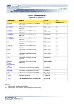 Elenco Ecr compatibili