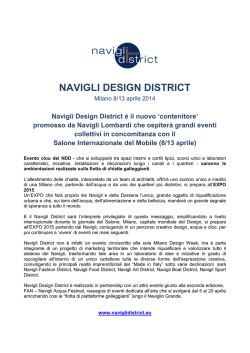 NAVIGLI DESIGN DISTRICT