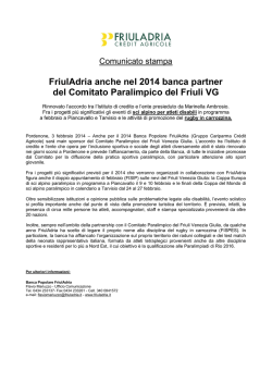 Leggi il comunicato stampa