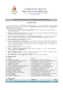 COMUNE DI NUXIS - Regione Autonoma della Sardegna