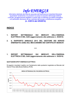 Info Energia n.3 del 02/09/2014 - Associazione Industriale Bresciana