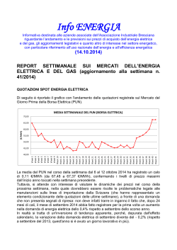 Info Energia n.6 del 14/10/2014 - Associazione Industriale Bresciana