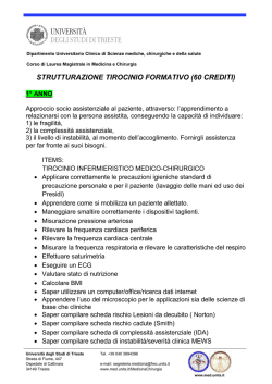 DOCUMENTO STRUTTURAZIONE TIROCINIO FORMATIVO