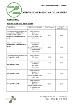 idoneità sportive agonistiche