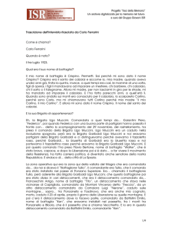 Intervista a Carlo Ferrarini