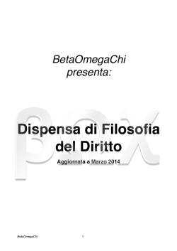 Dispensa di Filosofia del Diritto