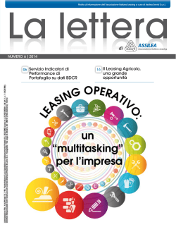 La lettera di Assilea N.6 del 2014