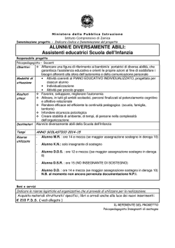 Diversabilit&agrave; - Istituto Comprensivo di Zanica