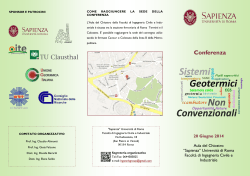 Conferenza - Unione Geotermica Italiana