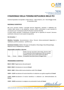 Scarica programma e CV relatori.