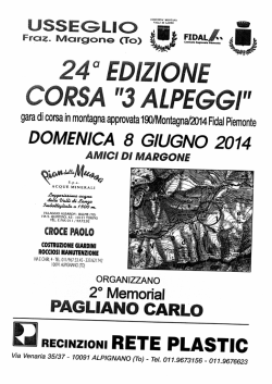 24 ° EDIZIONE \ ORSA "a A LPEG l"
