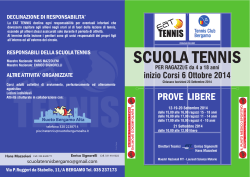 Scarica il pdf - Tennis Club Bergamo