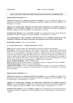 ALLEGATO A - Università degli Studi di Genova