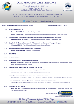 Programme - EBC - European Builders Confederation.