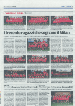 I CAMPIONI DEL FIITlIRO )) RUBANO