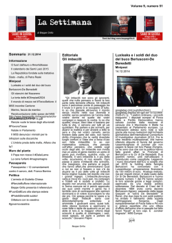 Editoriale Gli imbecilli Luxleaks e i soldi del duo del
