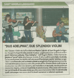 duo adelphai", due splendidi violini