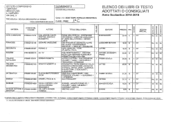 elenchi dei libri di testo a.s. 2014/15