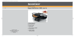 Doppel-Waffeleisen SDW 1200 A1