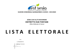DISTRETTO DUE FONTANE - Consorzio di irrigazione e bonifica