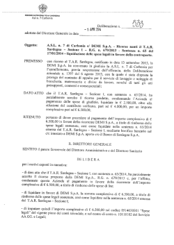 Delibera del 1 Aprile 2014, N. 533 [file]