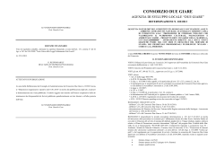 CONSORZIO DUE GIARE - Regione Autonoma della Sardegna