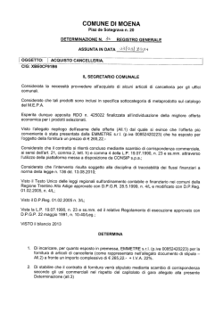 COMUNE DI MOENA