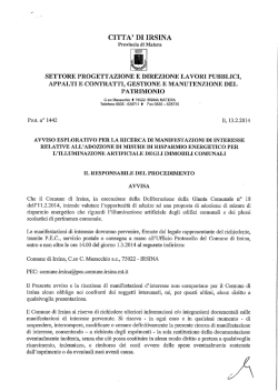 Misure di Risparmio Energetico