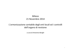 Intervento a cura di Antonino Borghi