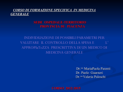 Caso clinico - Il Senso della Medicina