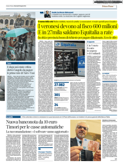 I veronesi devono al fisco 600 milioni E in 27mila saldano Equitalia