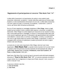 Regolamento Riot Music Fest