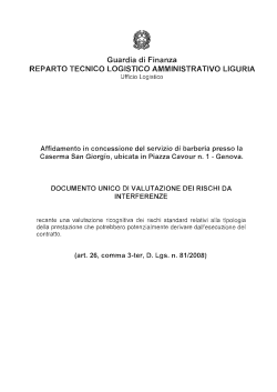 reparto tecnico logistico amministrativo liguria